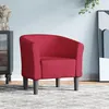 Image de vidaXL Fauteuil Cabriolet Chaise avec Accoudoirs Canapé avec Dossier Siège Rembourré Meuble de Salon Chambre Bureau 356427