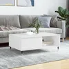 Image de Table Basse Blanc 90x60x35 Cm Bois D'ingénierie Vidaxl