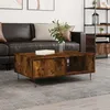 Image de Table Basse Chêne Fumé 90x60x35 Cm Bois D'ingénierie Vidaxl