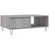Image de Table Basse Sonoma Gris 90x60x35 Cm Bois D'ingénierie Vidaxl
