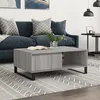 Image de Table Basse Sonoma Gris 90x60x35 Cm Bois D'ingénierie Vidaxl