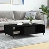 Image de Table Basse Noir 104x60x35 Cm Bois D'ingénierie Vidaxl