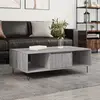 Image de Table Basse Sonoma Gris 104x60x35 Cm Bois D'ingénierie Vidaxl