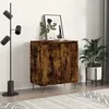 Image de Buffet Chêne Fumé 60x35x70 Cm Bois D'ingénierie Vidaxl