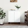 Image de Buffet Blanc 60x35x70 Cm Bois D'ingénierie Vidaxl
