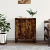 Image de Buffet Chêne Fumé 60x35x70 Cm Bois D'ingénierie Vidaxl