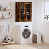 Image de Armoire Murale Chêne Fumé 69,5x34x90 Cm Vidaxl