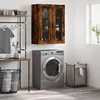 Image de Armoire Murale Chêne Fumé 69,5x34x90 Cm Vidaxl