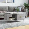 Image de Table Basse Sonoma Gris 90x50x40 Cm Bois D'ingénierie Vidaxl