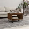 Image de Table Basse Chêne Marron 60x50x40 Cm Bois D'ingénierie Vidaxl