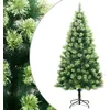 Image de Sapin De Noël Artificiel À Charnières Avec Support 240 Cm Vidaxl