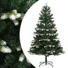 Image de Sapin De Noël Artificiel À Charnières Avec Neige Floquée 210 Cm Vidaxl
