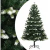 Image de Sapin De Noël Artificiel À Charnières Avec Neige Floquée 240 Cm Vidaxl
