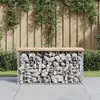 Image de Banc De Jardin Design De Gabion 83x31,5x42cm Bois Massif De Pin Vidaxl