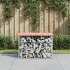 Image de Banc De Jardin Design Gabion 63x44x42 Cm Bois Massif De Douglas Vidaxl