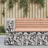 Image de Banc Jardin Design Gabion 92x71x65,5 Cm Bois Massif De Douglas Vidaxl