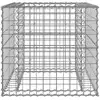 Image de Vidaxl panier de gabions argenté 70x70x65 cm fer galvanisé