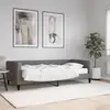 Image de Lit De Jour Avec Matelas Gris Foncé 90x190 Cm Tissu Vidaxl