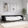 Image de Lit De Jour Avec Matelas Noir 90x190 Cm Tissu Vidaxl