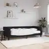 Image de Lit De Jour Avec Matelas Noir 90x190 Cm Velours Vidaxl