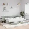 Image de Lit De Jour Avec Gigogne Et Tiroirs Sans Matelas 90x200 Cm Vidaxl