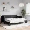 Image de Lit De Jour Avec Gigogne Sans Matelas 80x200 Cm Vidaxl