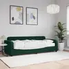 Image de Lit De Jour Avec Matelas Vert Foncé 80x200 Cm Velours Vidaxl