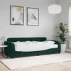 Image de Lit De Jour Avec Matelas Vert Foncé 90x200 Cm Velours Vidaxl