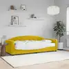 Image de Lit De Jour Avec Matelas Jaune 80x200 Cm Velours Vidaxl