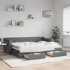 Image de vidaXL Lit de jour avec gigogne et tiroirs sans matelas 80x200 cm 3197458