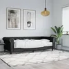 Image de Lit De Jour Avec Matelas Noir 90x200 Cm Similicuir Vidaxl