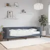 Image de Lit De Jour Avec Matelas Gris Foncé 80x200 Cm Velours Vidaxl