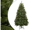 Image de Sapin De Noël Artificiel À Charnières Avec Support Vert 300 Cm Vidaxl
