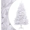 Image de Sapin De Noël Artificiel À Charnières Avec Support Blanc 300 Cm Vidaxl