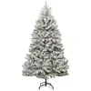 Image de Vidaxl sapin artificiel à charnières avec neige floquée 180 cm