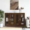 Image de vidaXL Armoires murales 2 pcs chêne marron bois dingénierie 3197904