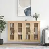 Image de Armoires Murales 2 Pcs Chêne Sonoma Bois D'ingénierie Vidaxl
