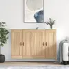 Image de Armoires Murales 2 Pcs Chêne Sonoma Bois D'ingénierie Vidaxl