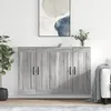 Image de Armoires Murales 2 Pcs Sonoma Gris Bois D'ingénierie Vidaxl