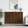 Image de Armoires Murales 2 Pcs Chêne Marron Bois D'ingénierie Vidaxl