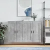Image de Armoires Murales 2 Pcs Gris Béton Bois D'ingénierie Vidaxl
