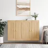 Image de Armoires Murales 2 Pcs Chêne Sonoma Bois D'ingénierie Vidaxl