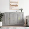 Image de Armoires Murales 2 Pcs Sonoma Gris Bois D'ingénierie Vidaxl
