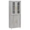 Image de Vidaxl buffet haut sonoma gris 69,5x34x180 cm bois d'ingénierie