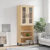 Image de Buffet Haut Chêne Sonoma 69,5x34x180 Cm Bois D'ingénierie Vidaxl