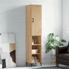 Image de Buffet Haut Chêne Sonoma 34,5x34x180 Cm Bois D'ingénierie Vidaxl