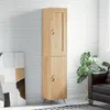 Image de Buffet Haut Chêne Sonoma 34,5x34x180 Cm Bois D'ingénierie Vidaxl