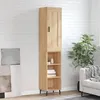 Image de Buffet Haut Chêne Sonoma 34,5x34x180 Cm Bois D'ingénierie Vidaxl