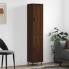 Image de Buffet Haut Chêne Marron 34,5x34x180 Cm Bois D'ingénierie Vidaxl