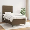 Image de Sommier    Lattes De Lit Avec Matelas Marron Fonc © 100x200 Cm Vidaxl